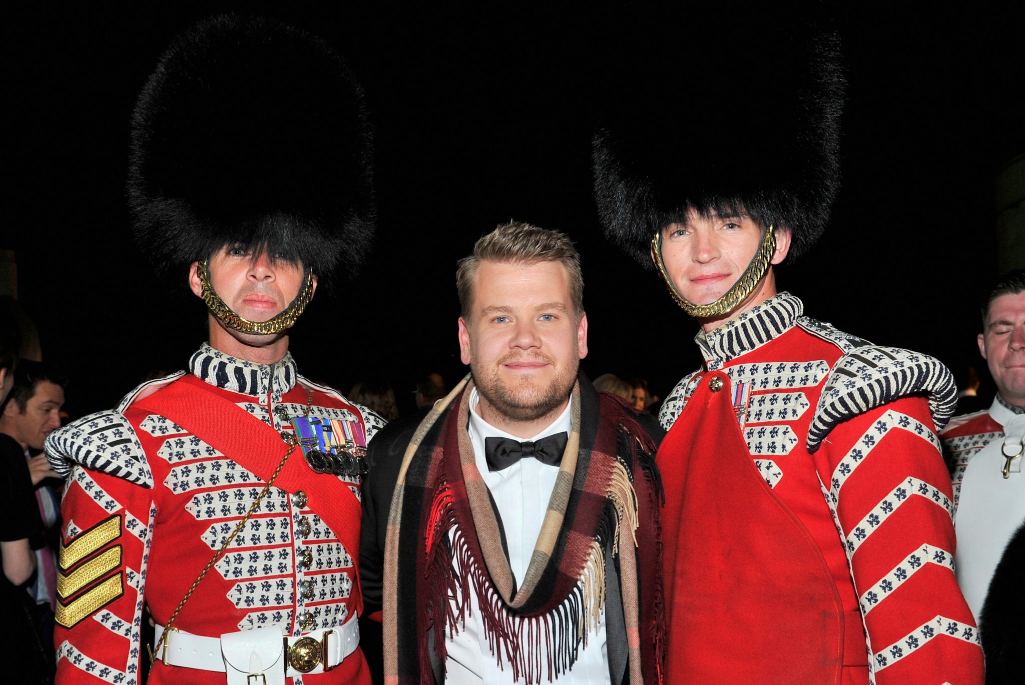 Late Night Talk Show Host James Corden Crashes The Burberry Fashion Show