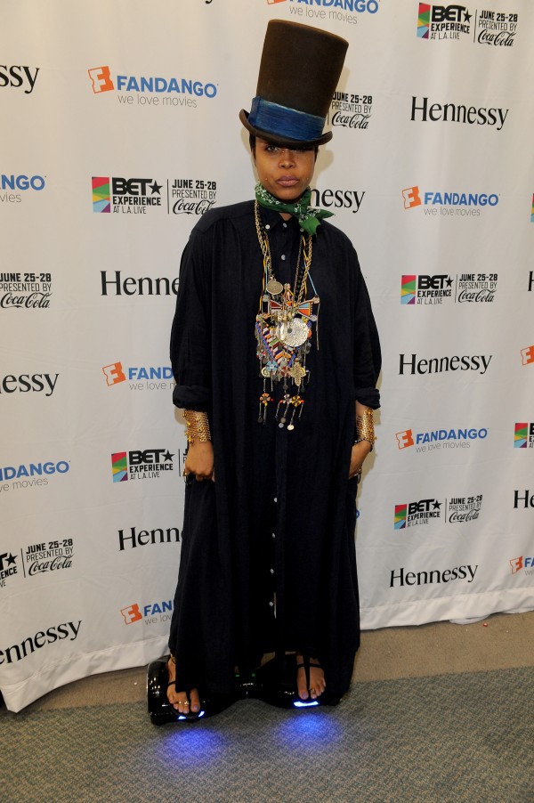LOS ANGELES, CA - JUNE 27:  Recording artist Erykah Badu attends the BETX gifting suite during the 2015 BET Experience at the Los Angeles Convention Center on June 27, 2015 in Los Angeles, California.  (Photo by Amy Graves/BET/Getty Images for BET)