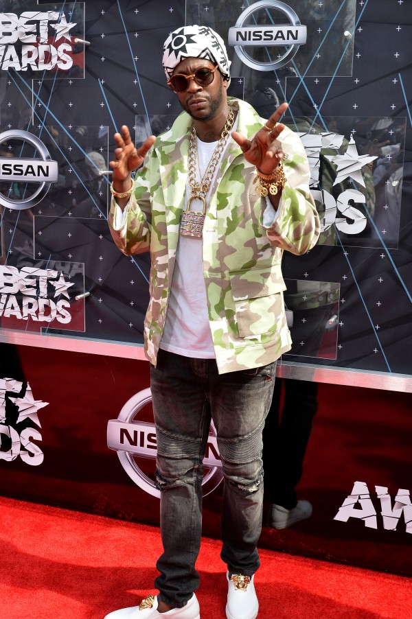 LOS ANGELES, CA - JUNE 28:  Hip-hop artist 2 Chainz attends the 2015 BET Awards at the Microsoft Theater on June 28, 2015 in Los Angeles, California.  (Photo by Earl Gibson/BET/Getty Images for BET)