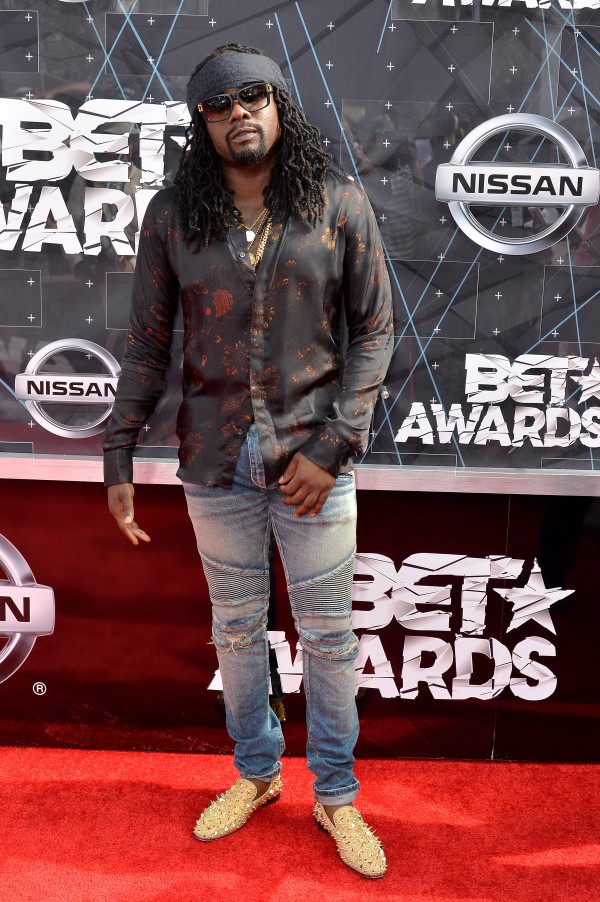 LOS ANGELES, CA - JUNE 28:  Rapper Wale  attends the 2015 BET Awards at the Microsoft Theater on June 28, 2015 in Los Angeles, California.  (Photo by Earl Gibson/BET/Getty Images for BET)