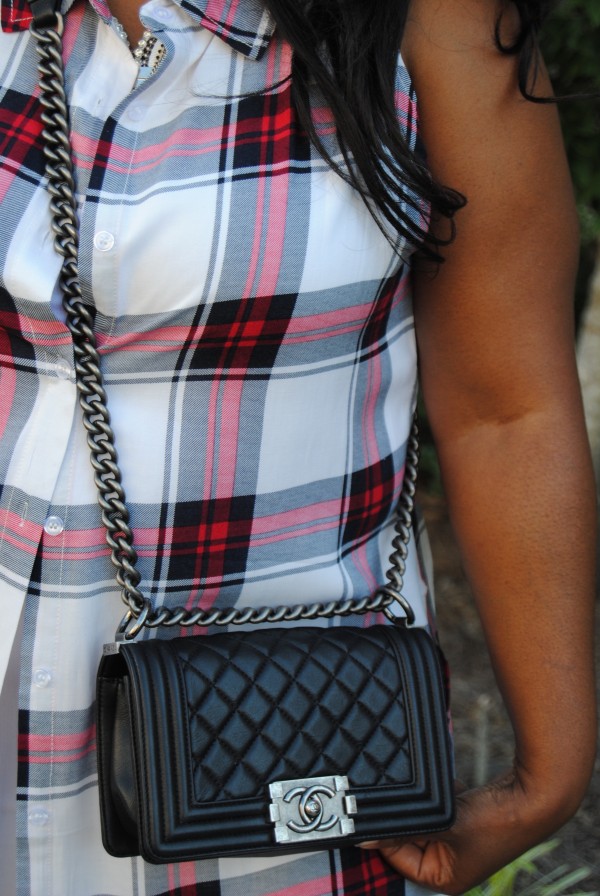 my style plaid duster