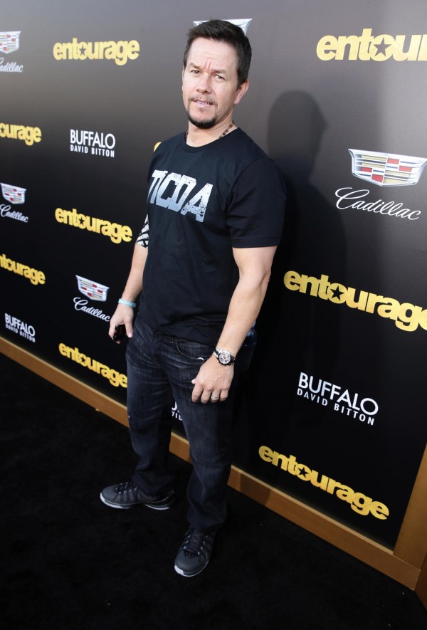 Mark Wahlberg seen at Warner Bros. Premiere of "Entourage" held at Regency Village Theatre on Monday, June 1, 2015, in Westwood, Calif. (Photo by Eric Charbonneau/Invision for Warner Bros./AP Images)