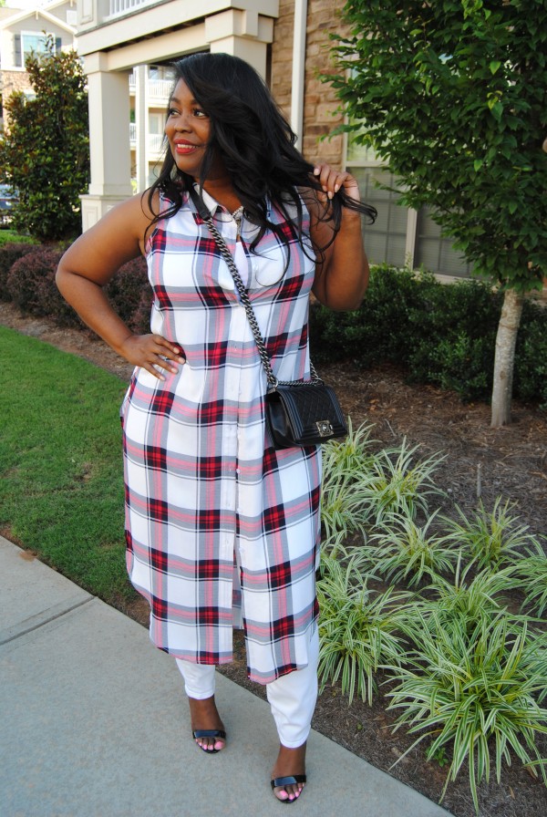 my style plaid duster 1