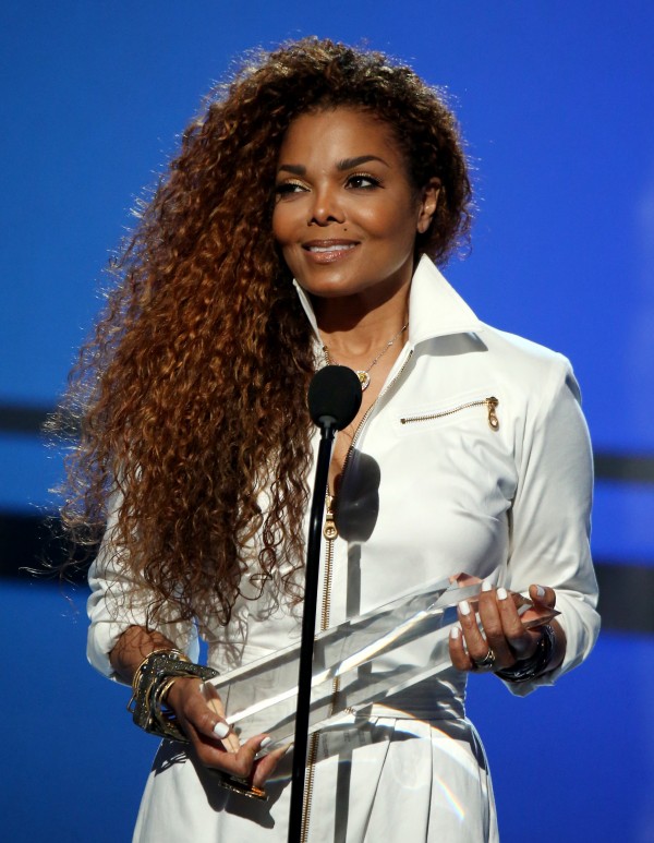 LOS ANGELES, CA - JUNE 28:  Honoree Janet Jackson accepts the Ultimate Icon Award onstage during the 2015 BET Awards at the Microsoft Theater on June 28, 2015 in Los Angeles, California.  (Photo by Mark Davis/BET/Getty Images for BET)