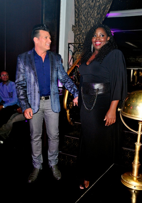 HOLLYWOOD, CA - JULY 14:  TV personalities David Tutera (L) and Kim Kimble attend the WE tv's LA Hair Season 4 Premiere Party at Avalon on July 14, 2015 in Hollywood, California.  (Photo by Jerod Harris/Getty Images for WE tv)