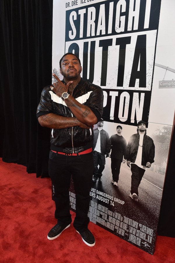 ATLANTA, GA - JULY 24:  TV personality/rapper Lil Scrappy attends "Straight Outta Compton" VIP screening with director/producer F. Gary Gray, producer Ice Cube, executive producer Will Packer and cast members at Regal Atlantic Station on July 24, 2015 in Atlanta, Georgia.  (Photo by Paras Griffin/Getty Images for Universal Pictures)