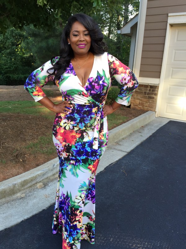 my style chic and curvy wrap dress