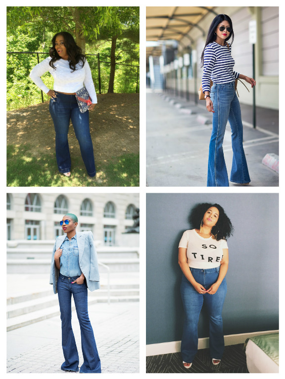 fashion trend flare jeans