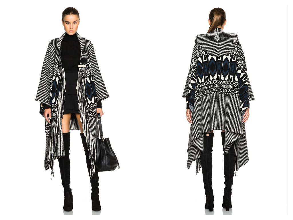 Currently Obsessed With: Chloe Felted Graphic Poncho