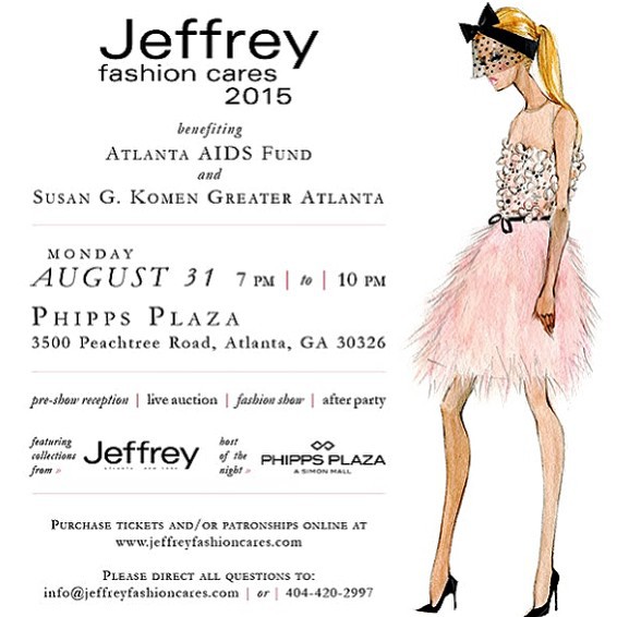 Save The Date: Jeffrey Fashion Cares 2015 Fashion Show