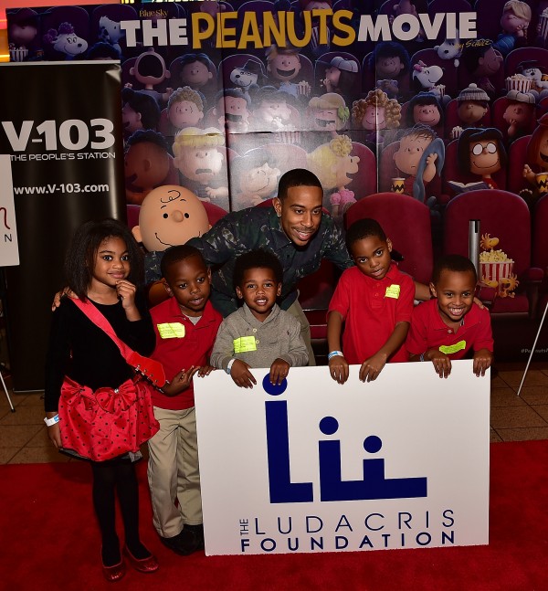 ATLANTA, GA - NOVEMBER 03: Ludacris (C) attends 20th Century Fox's "The Peanuts Movie" VIP & Red Carpet Screening on November 3, 2015 in Atlanta, Georgia. (Photo by Paras Griffin/Getty Images for 20th Century Fox/Allied Integrated Marketing)