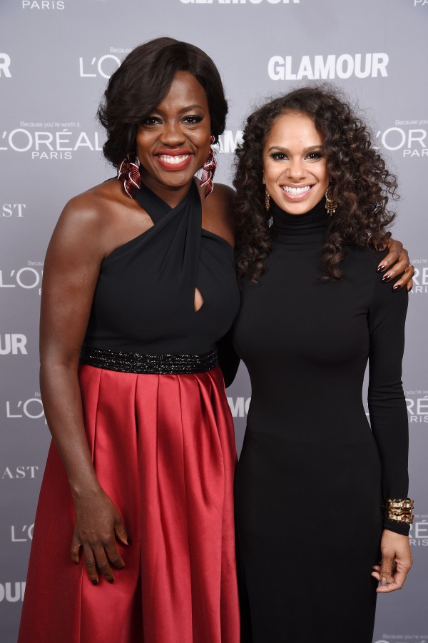NEW YORK, NY - NOVEMBER 09: Actress Viola Davis (L) and ballet dancer Misty Copeland attend the 2015 Glamour Women Of The Year Awards at Carnegie Hall on November 9, 2015 in New York City. (Photo by Dimitrios Kambouris/Getty Images for Glamour) *** Local Caption *** Viola Davis;Misty Copeland