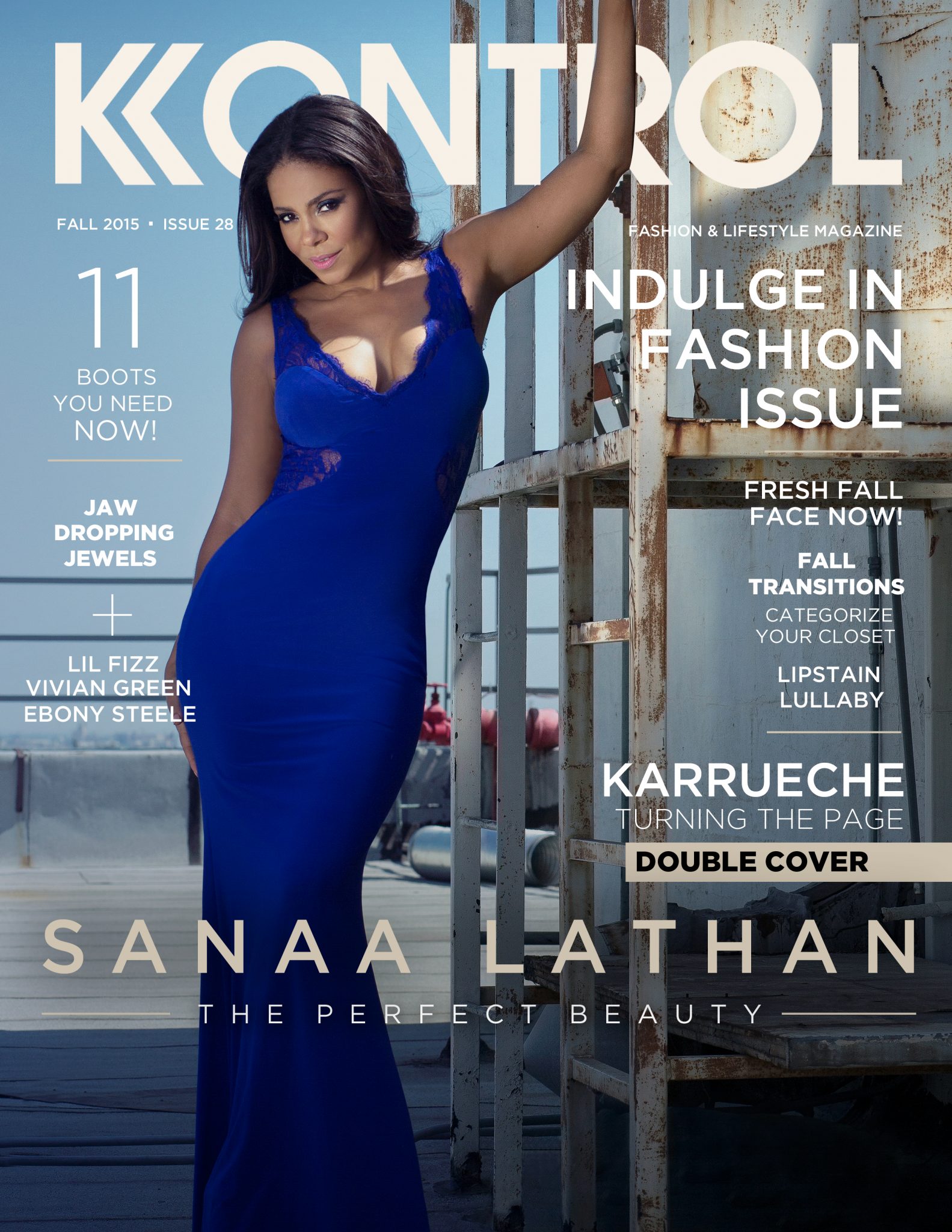 Sanaa Lathan & Karrueche Tran For Kontrol Magazine