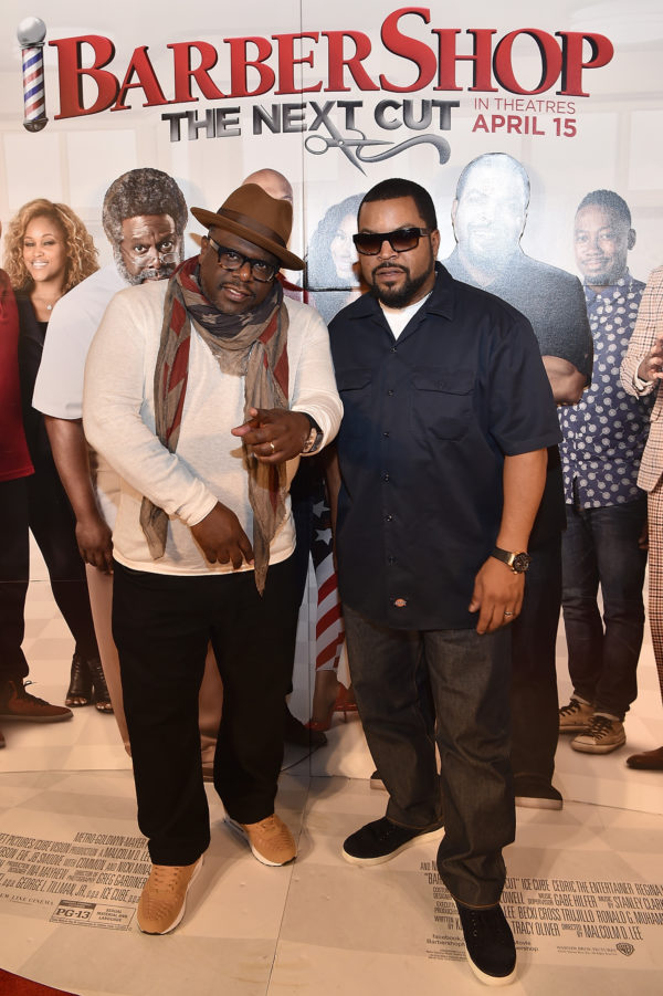 "BARBERSHOP: THE NEXT CUT Atlanta VIP Screening With Cast Members Ice Cube And Cedric the Entertainer"
