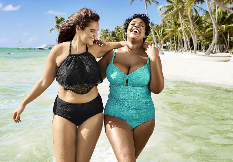 Details about   Cacique Lane Bryant 16 or 26 Caribbean Green Shirred Bikini Bottom Gold Accent 