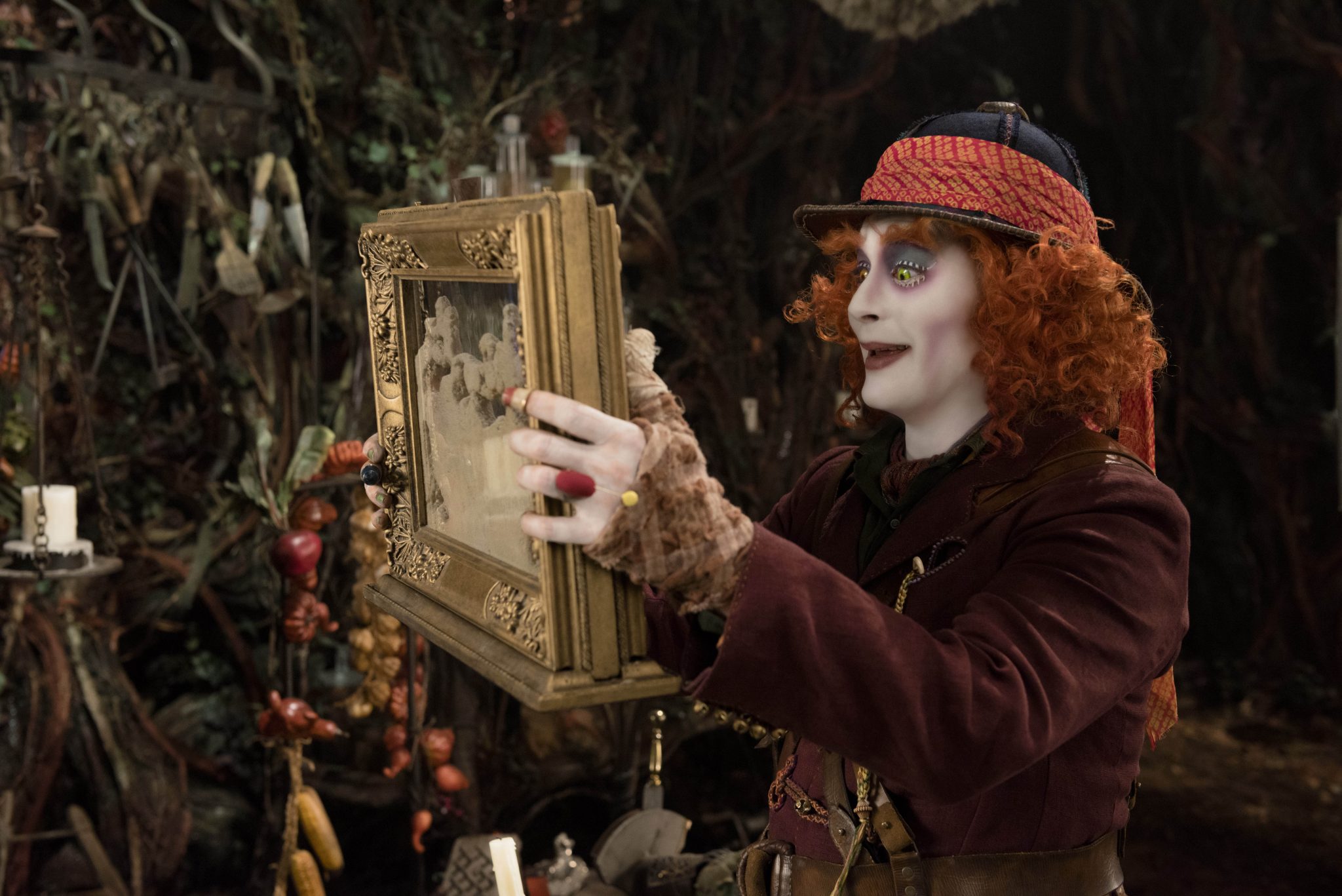 Johnny Depp Surprises Disneyland Guests As The Mad Hatter