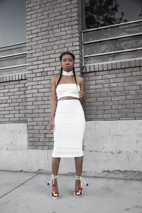 Aquazzura Pom Pom-Embellished Raffia Sandals