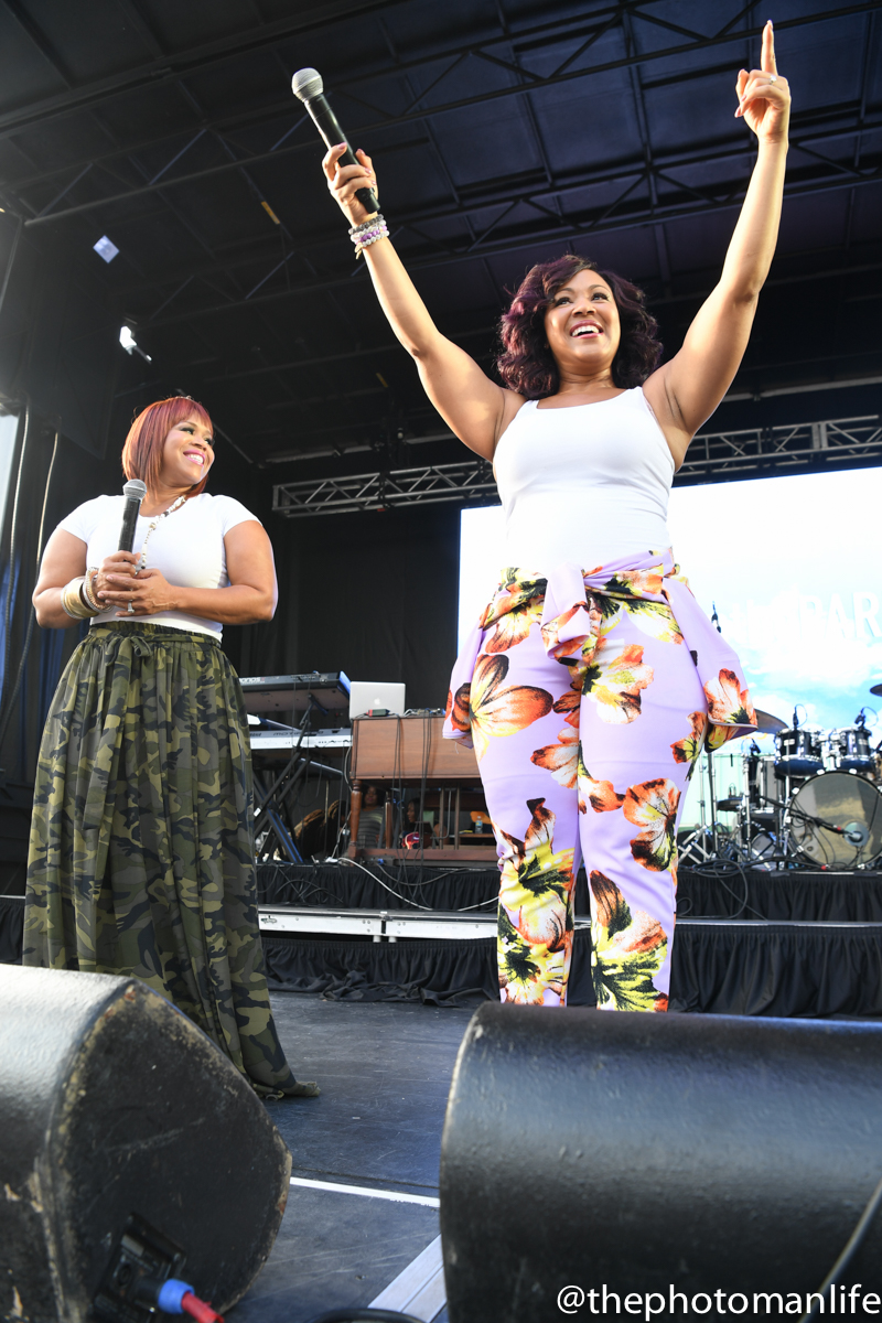 Mary Mary Spotted At ‘Praise In The Park’ In Atlanta