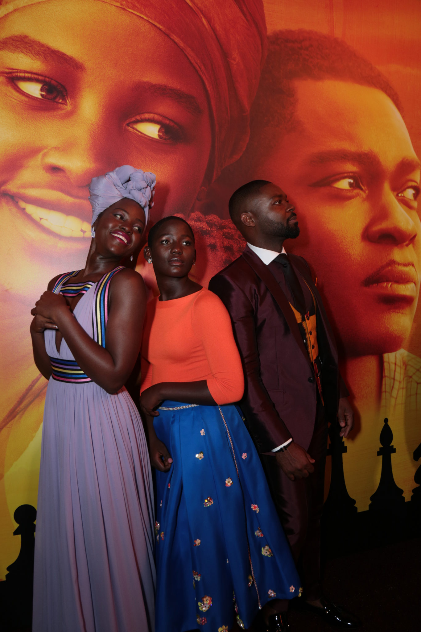 Lupita Nyong'o, Madina Nalwanga, David Oyelowo