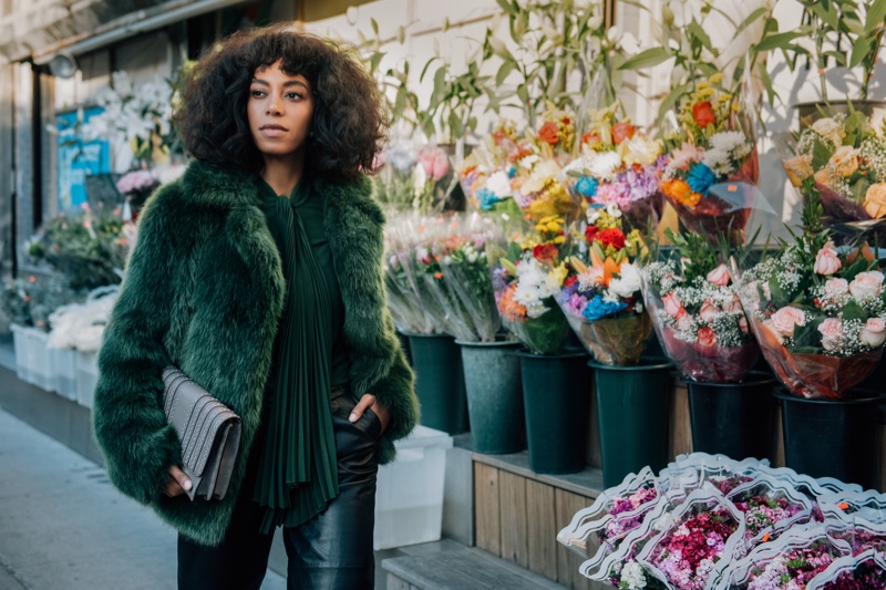 Solange Knowles For Michael Kors Street Style Fall 2016 Campaign