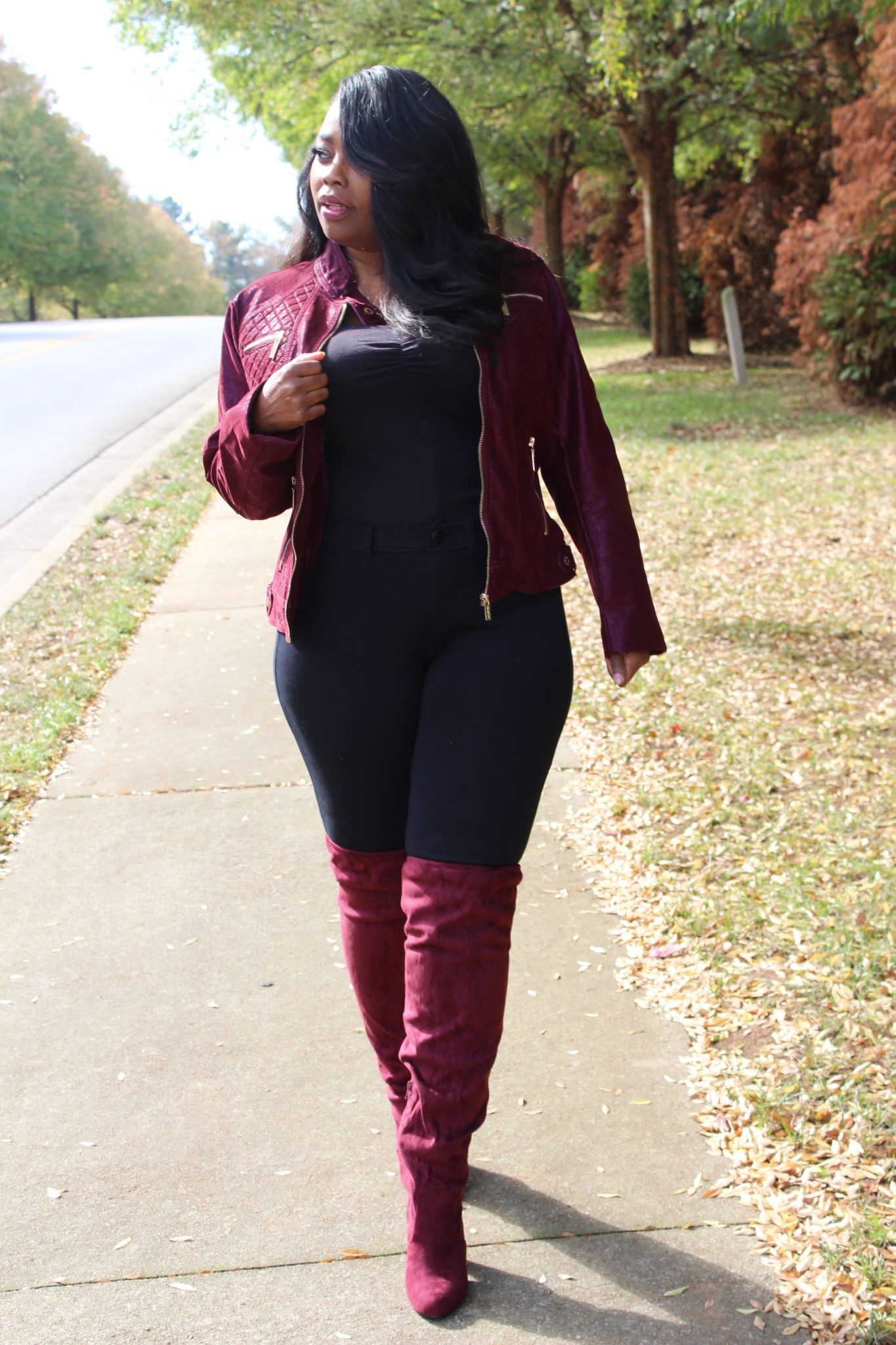 My Style: Fall Over The Knee Daisy Boots