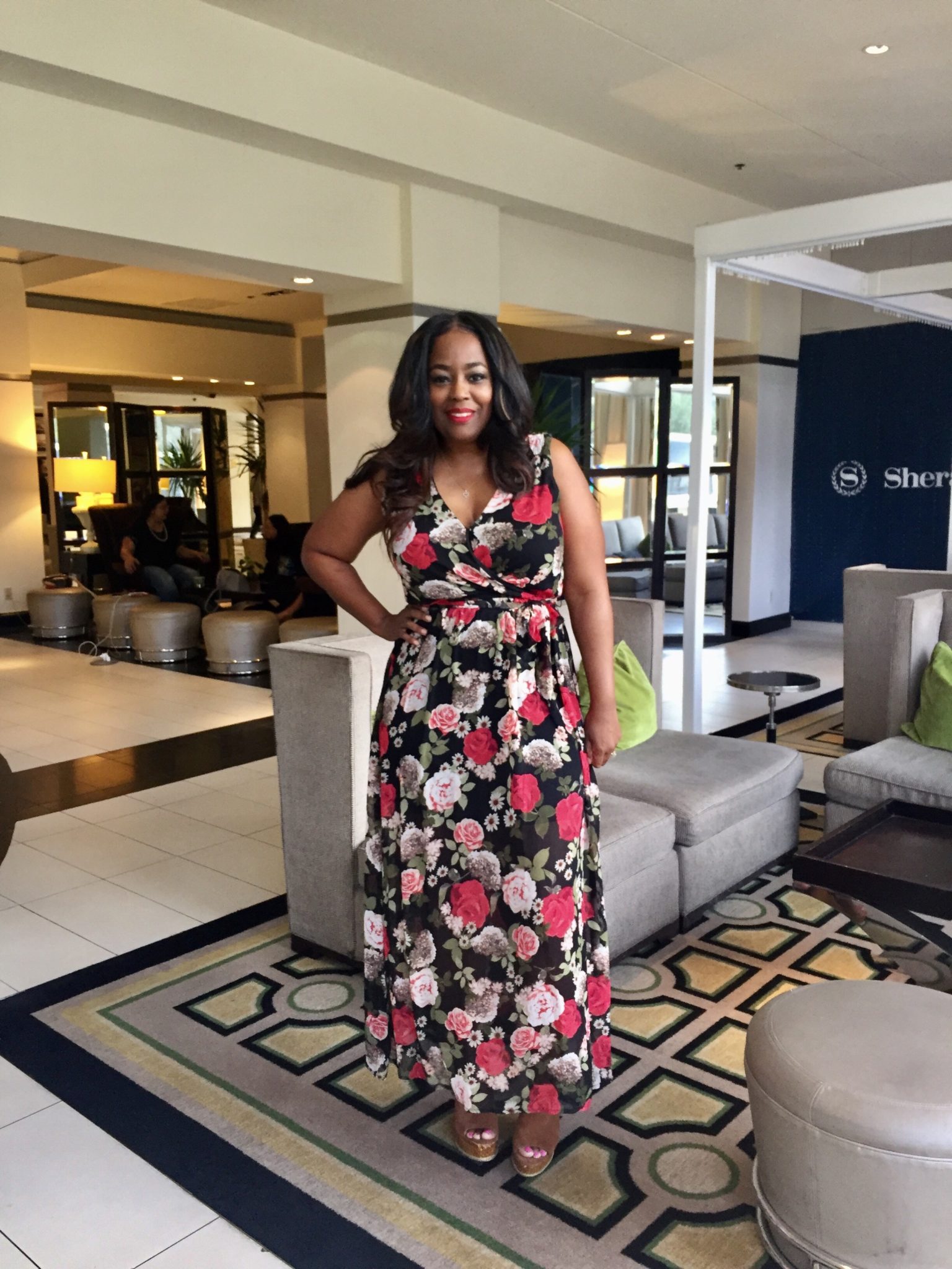 My Style: Beauty And The Beast Floral Maxi Dress