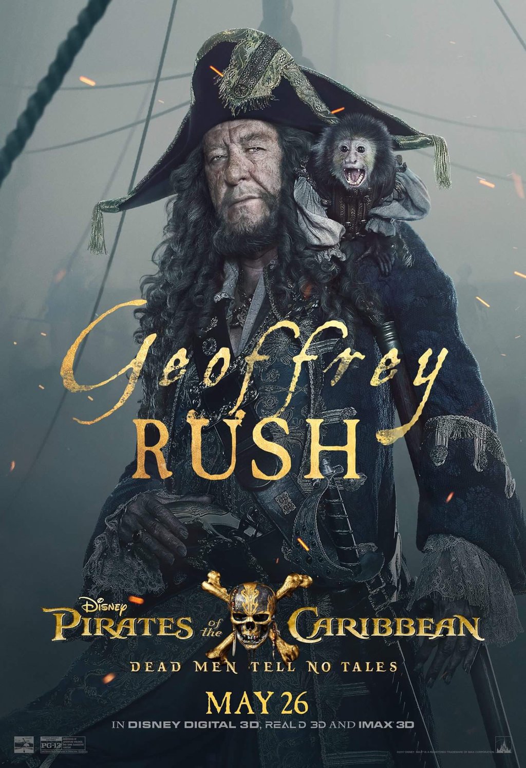 One On One With Geoffrey Rush (Hector Barbossa) Pirates Of The Caribbean Dead Men Tell No Tales