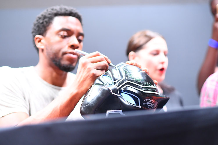 Black Panther Cast Sign Autographs During #D23Expo