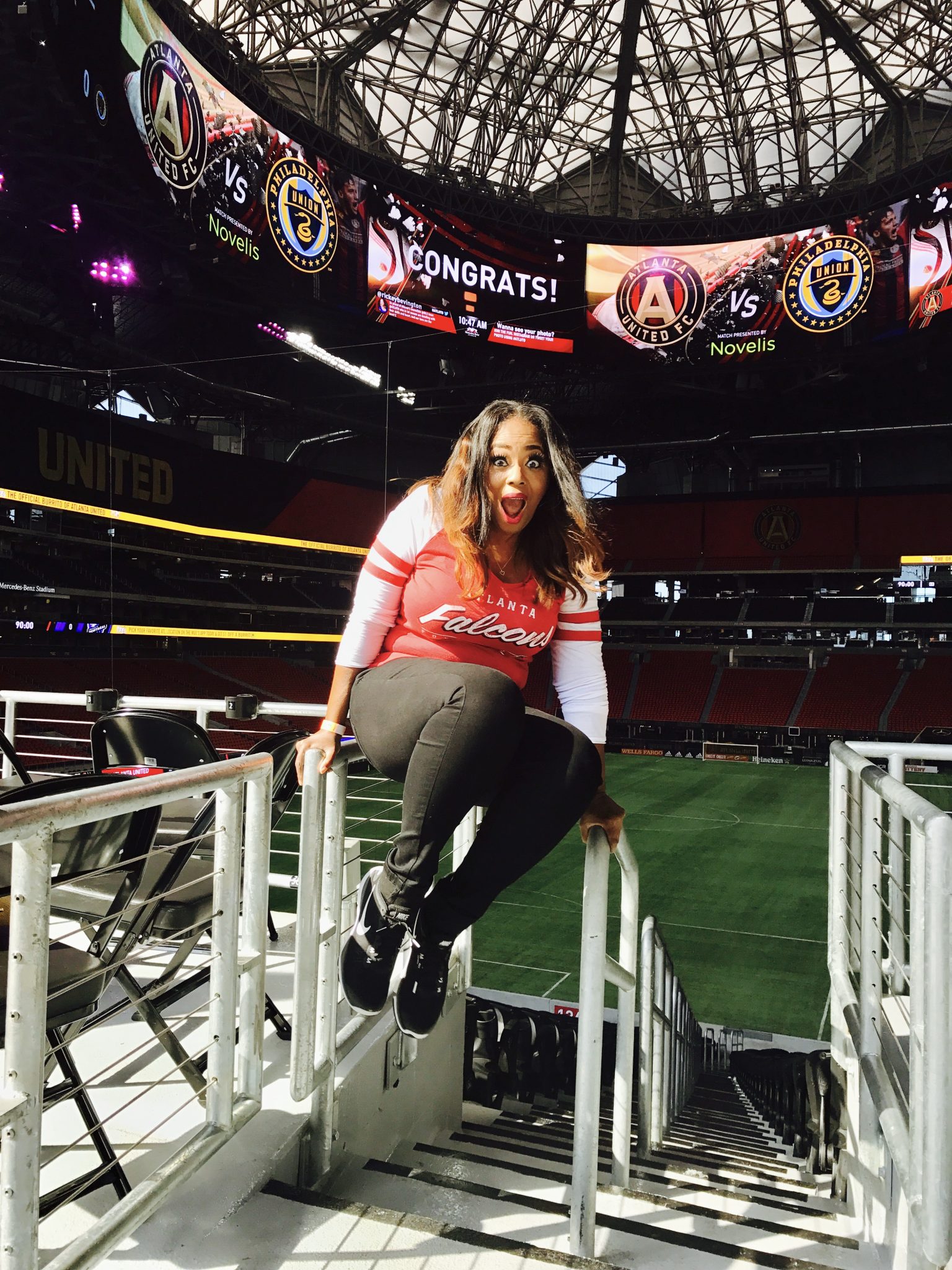 My Private Tour & Dining Experience At The All-New Mercedes-Benz Stadium!