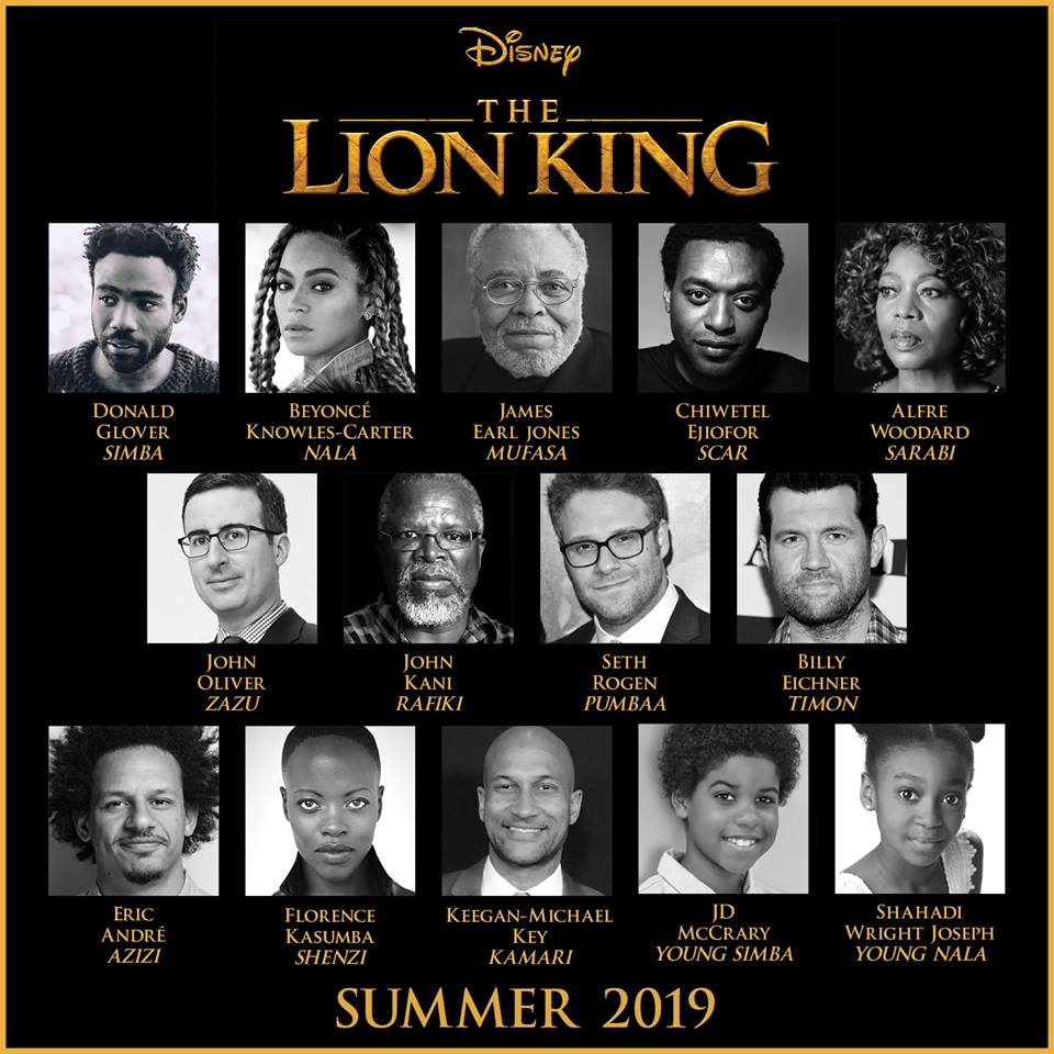 Jon Favreau’s All-New Big-Screen Adventure THE LION KING Roars To Life With All-Star Cast