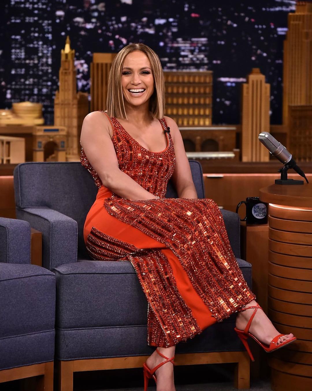 Wardrobe Breakdown: Jennifer Lopez On The Tonight Show Starring Jimmy Fallon