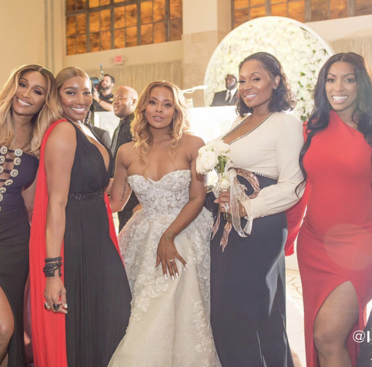 eva marcille wedding dress