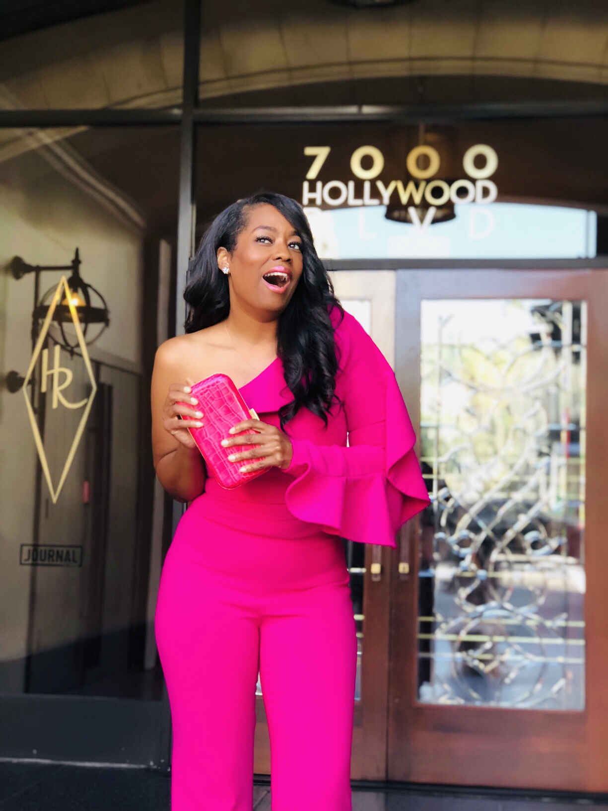 My Style: Hot Pink Jumpsuit - Talking With Tami