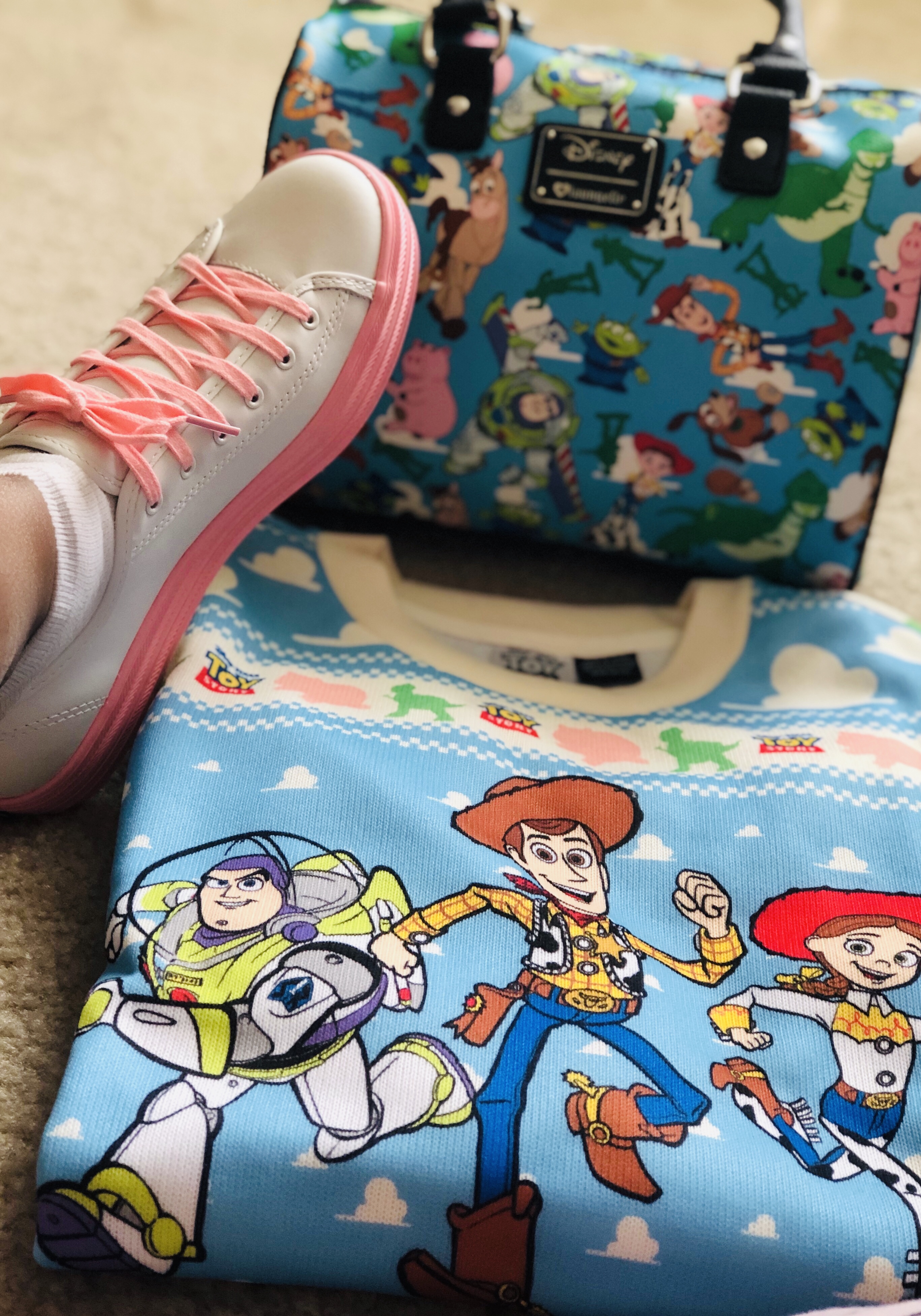 Fun Toy Story Sweater and Purse & A Press Trip To San Francisco
