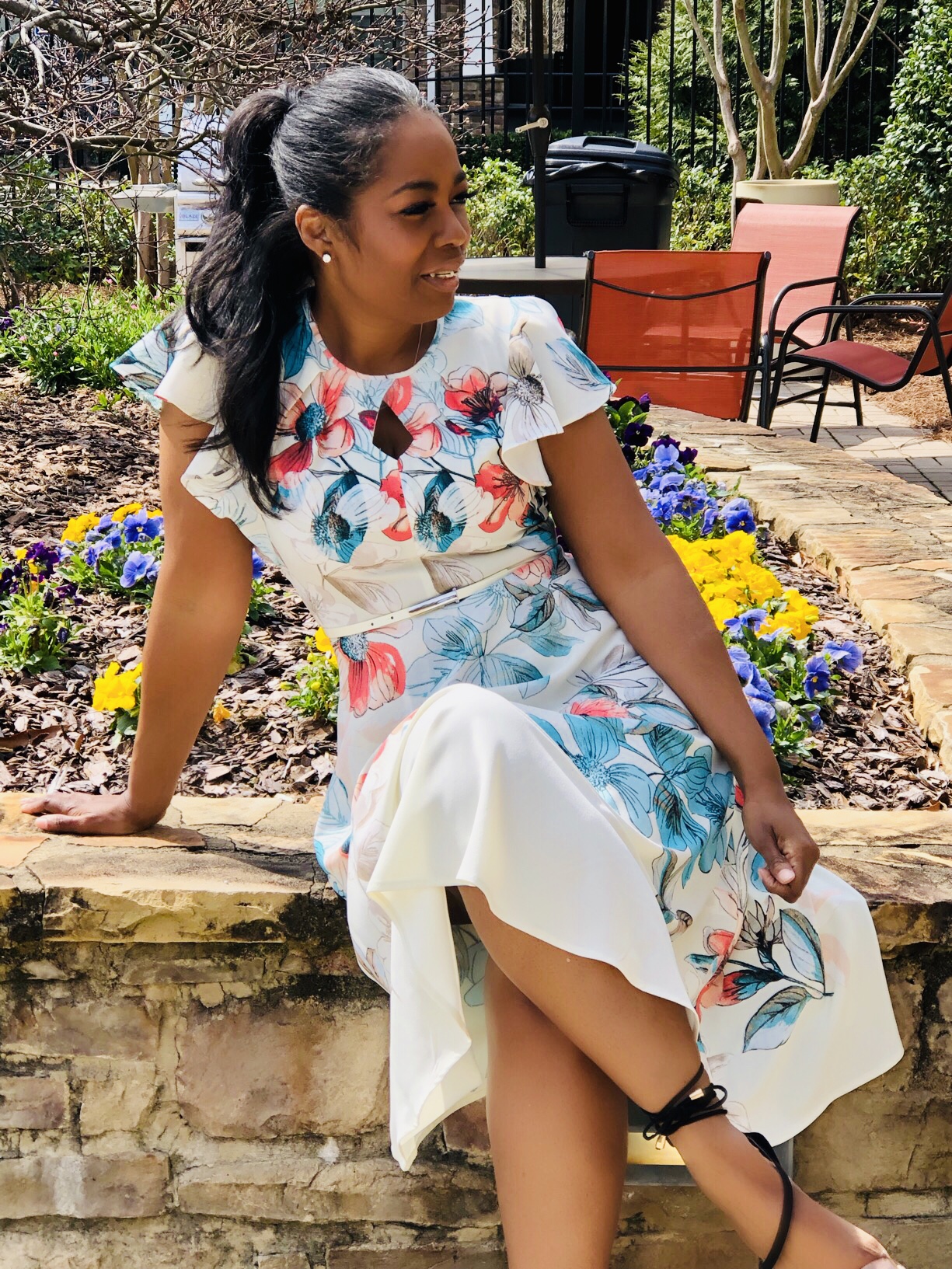 My Style: Danny & Nicole Floral N Flare Dress