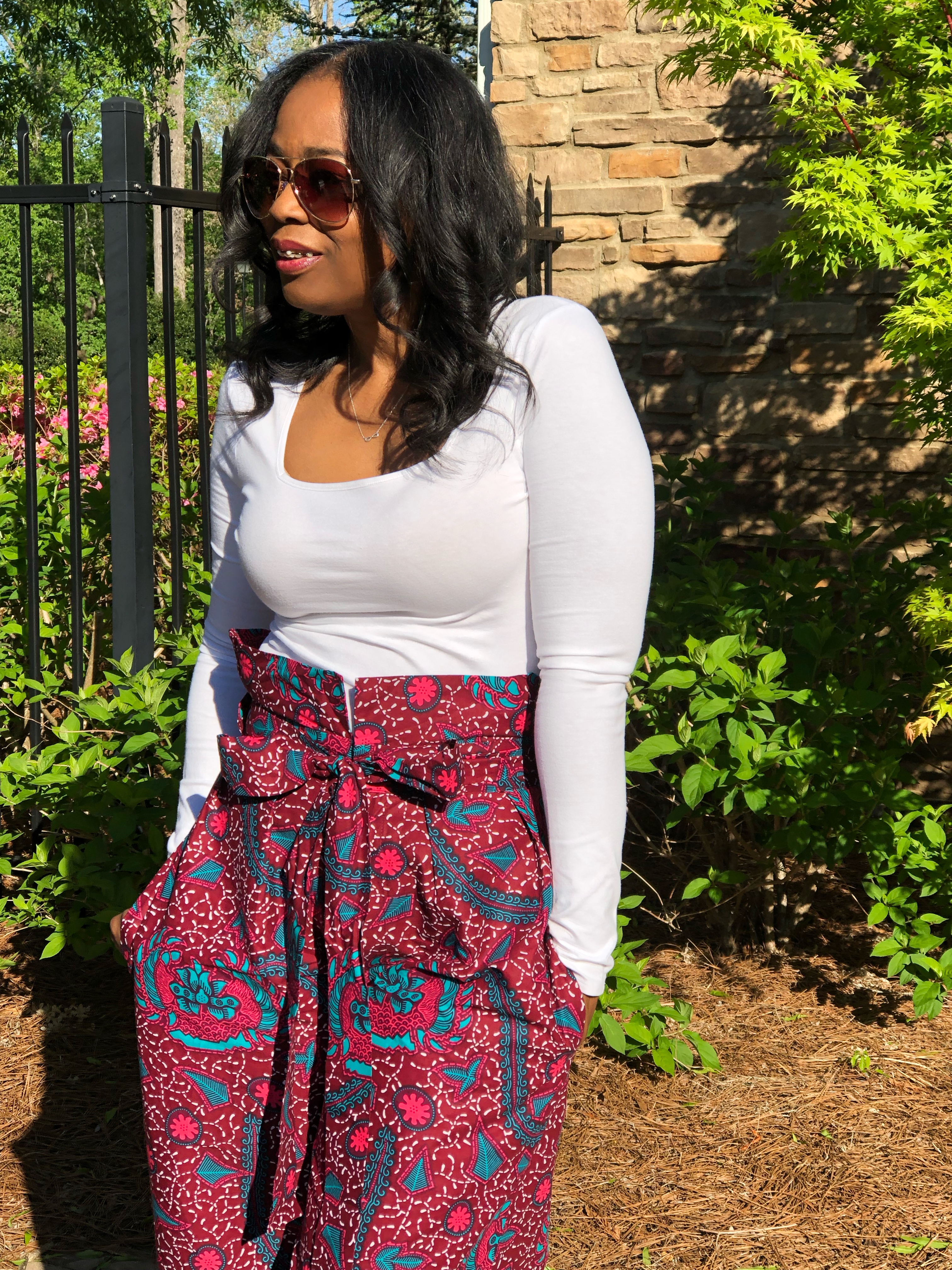 My Style: Diyanu Lina African Print Wide-Leg Envelope Pants - Talking With  Tami