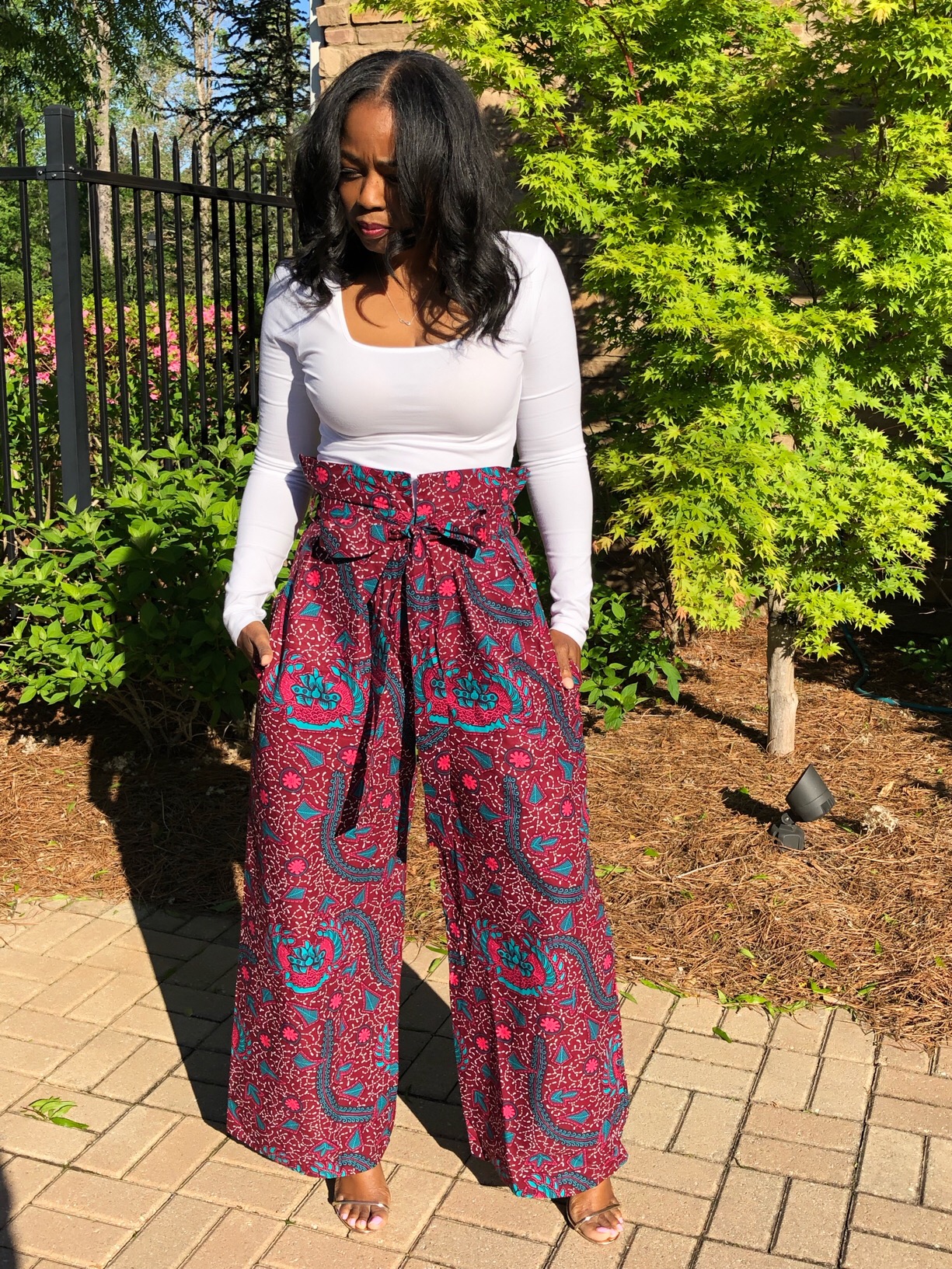My Style: Diyanu Lina African Print Wide-Leg Envelope Pants - Talking With  Tami