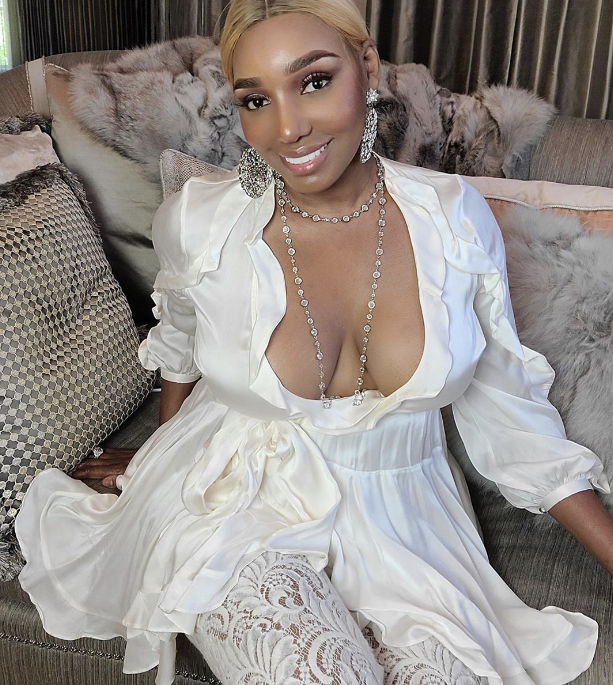 Wardrobe Breakdown: NeNe Leakes On The Real Housewives Of Atlanta Reunion At Home