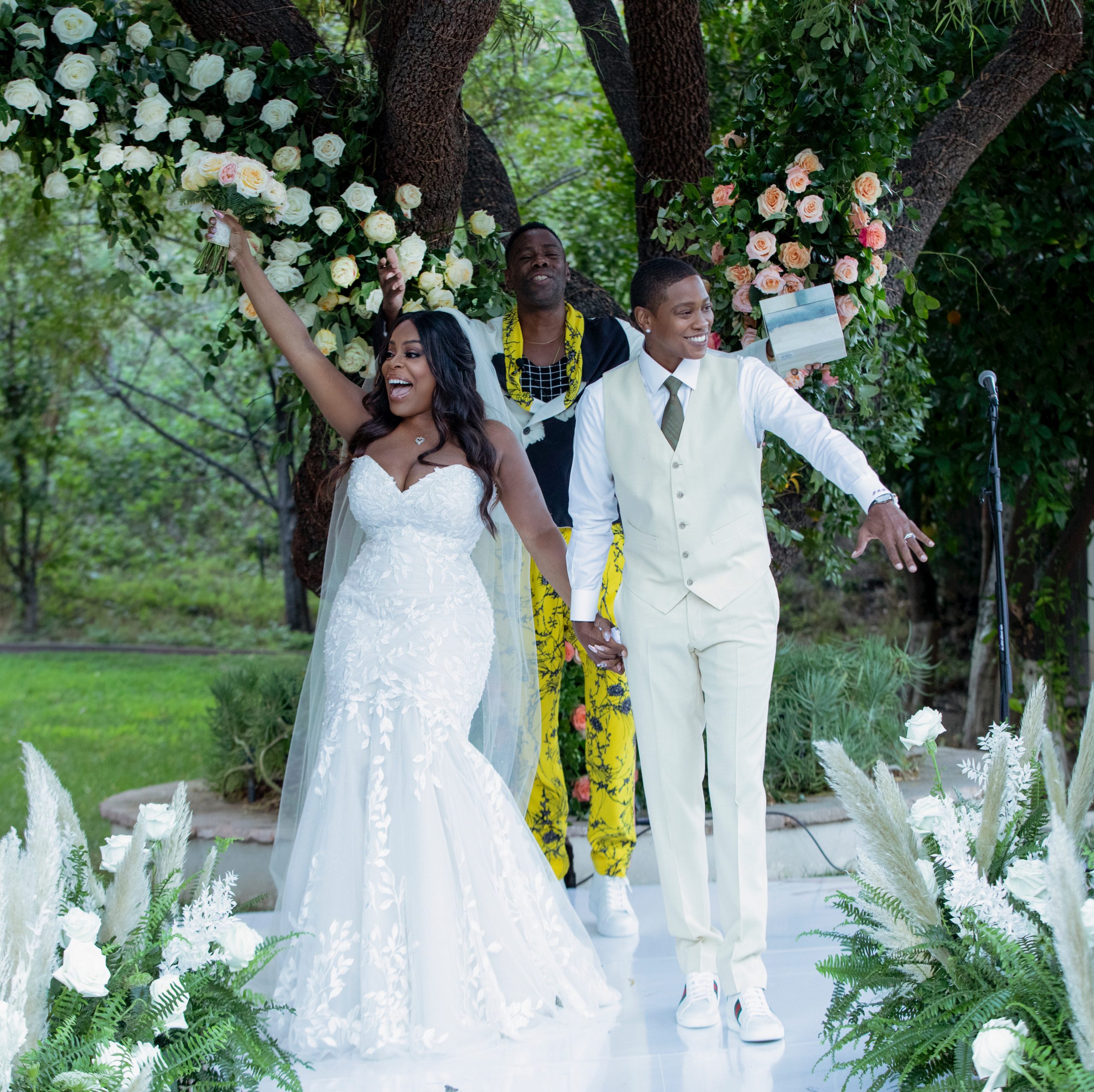 Niecy Nash Ties The Knot, What About That Wedding Dress