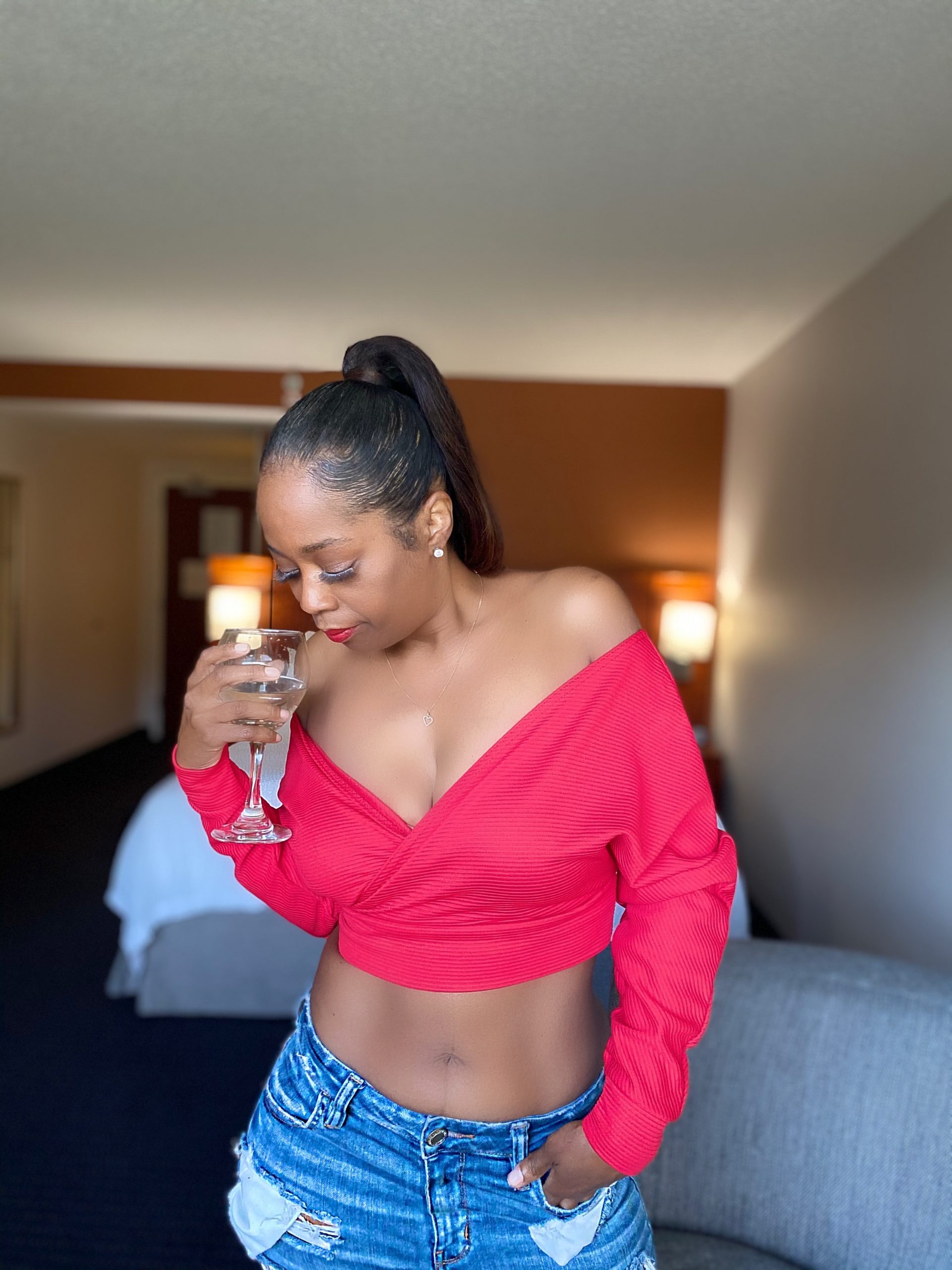 My Style: Off The Shoulder Ribbed Crop Top