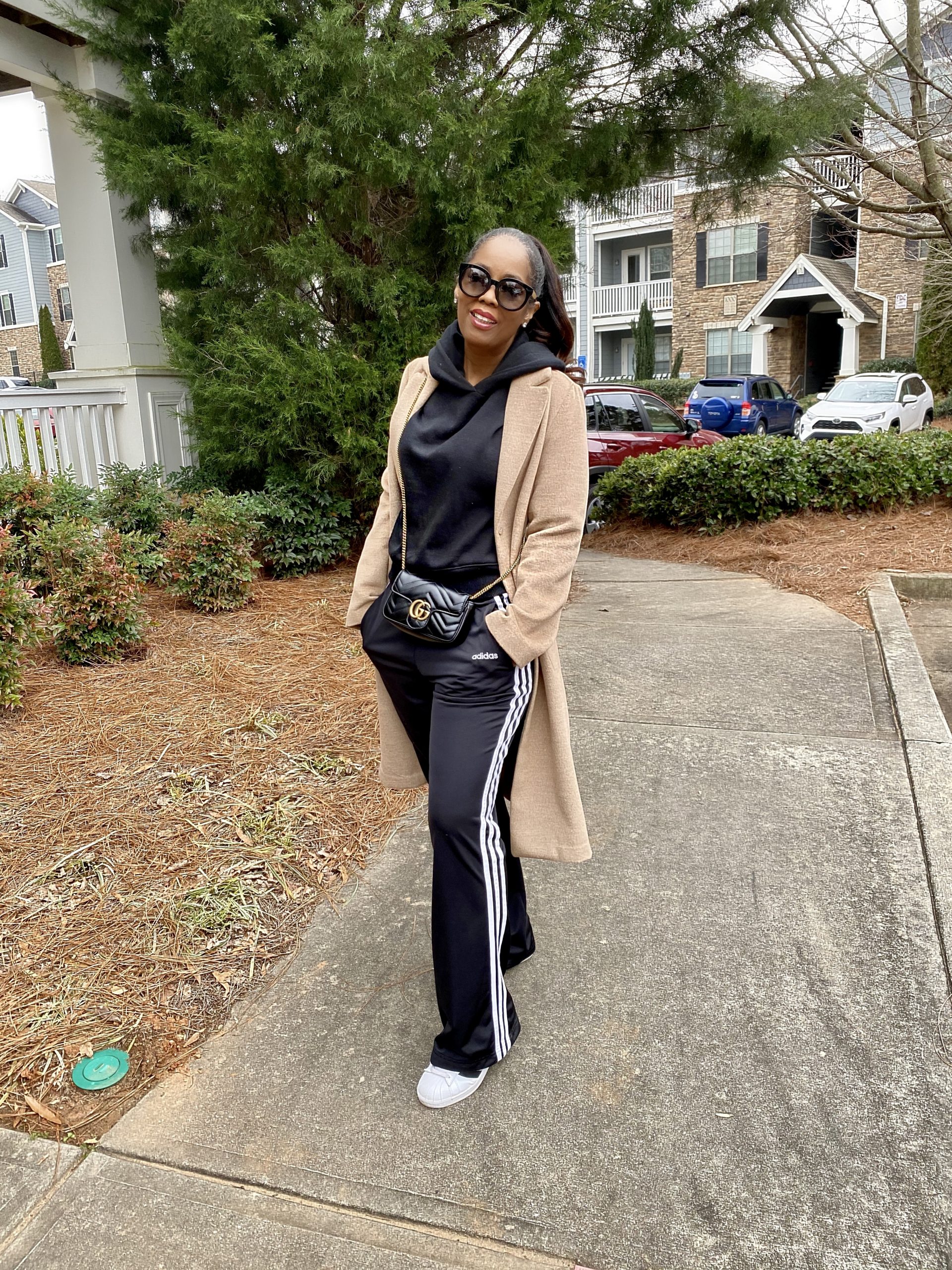 My Style: Adidas Classic Track Pants & Hoodie - Talking With Tami