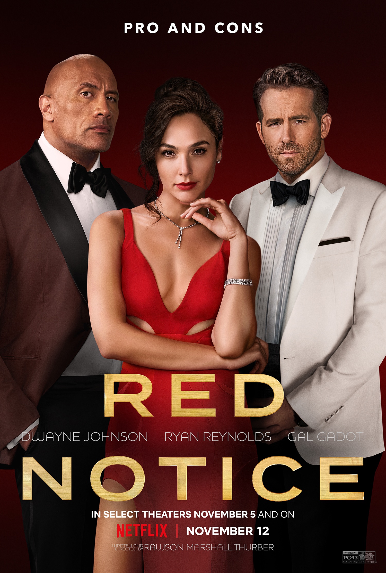 New Movie: ‘Red Notice’ Starring Dwayne Johnson, Ryan Reynolds, and Gal Gadot