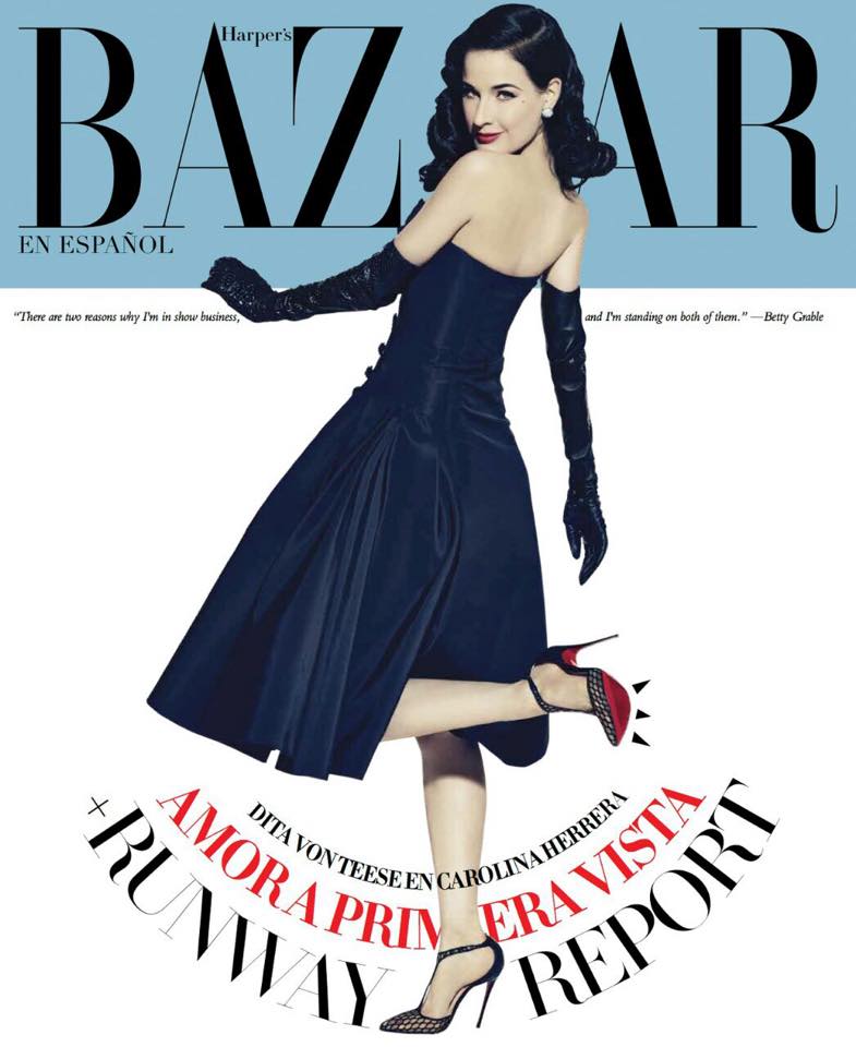 Dita Von Teese For Harper’s Bazaar En Español