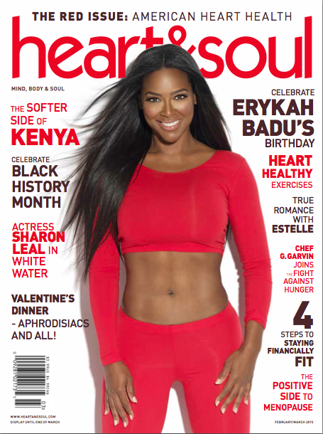 Kenya Moore For Heart & Soul Magazine
