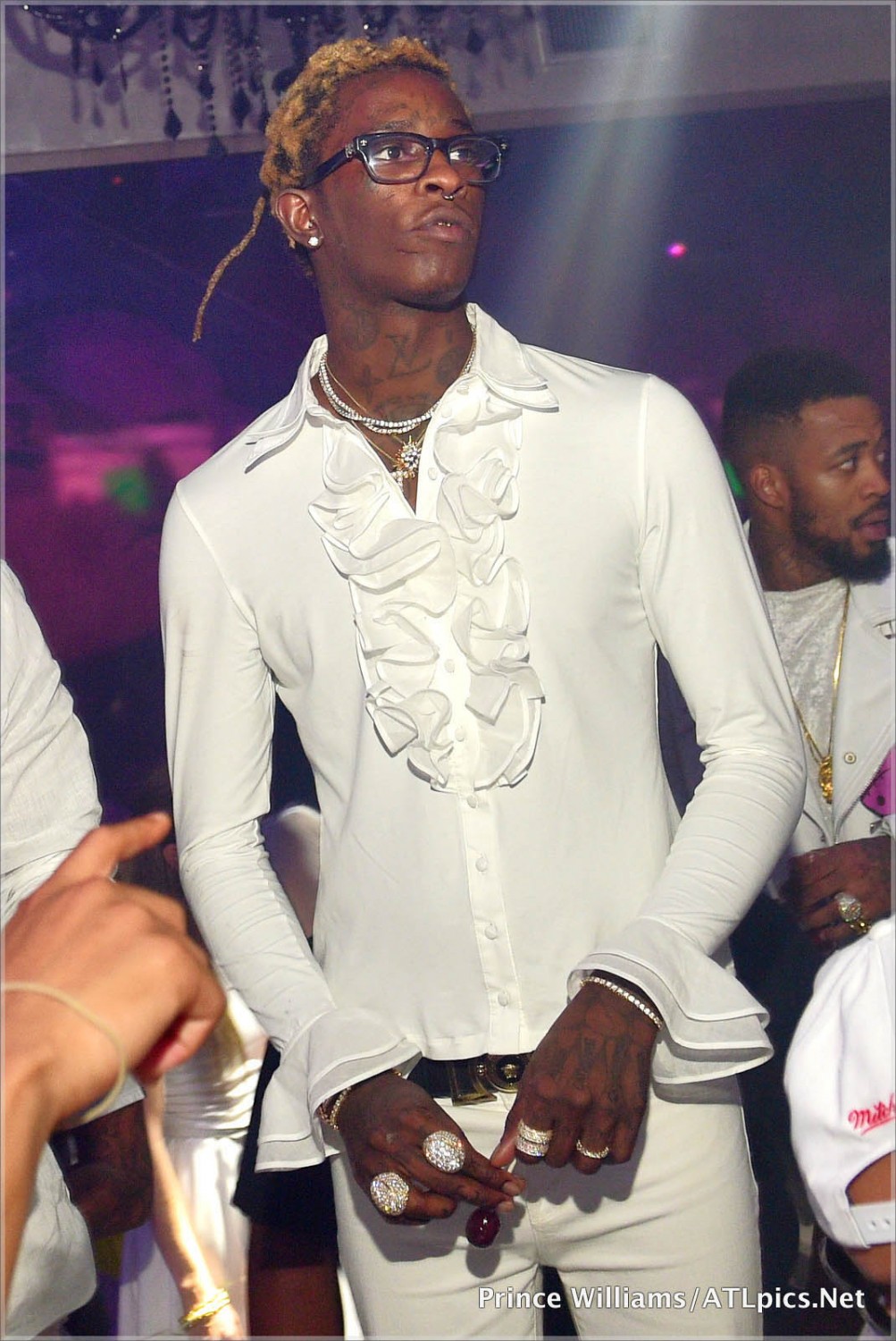 Wardrobe Breakdown: Young Thug All White Party In Anne Fontaine