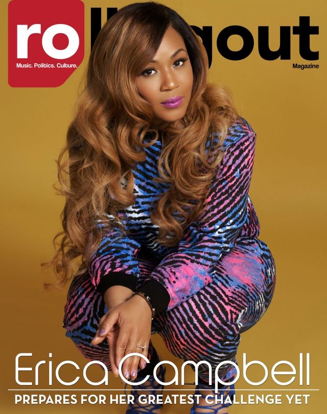 Erica Campbell For Rolling Out Magazine