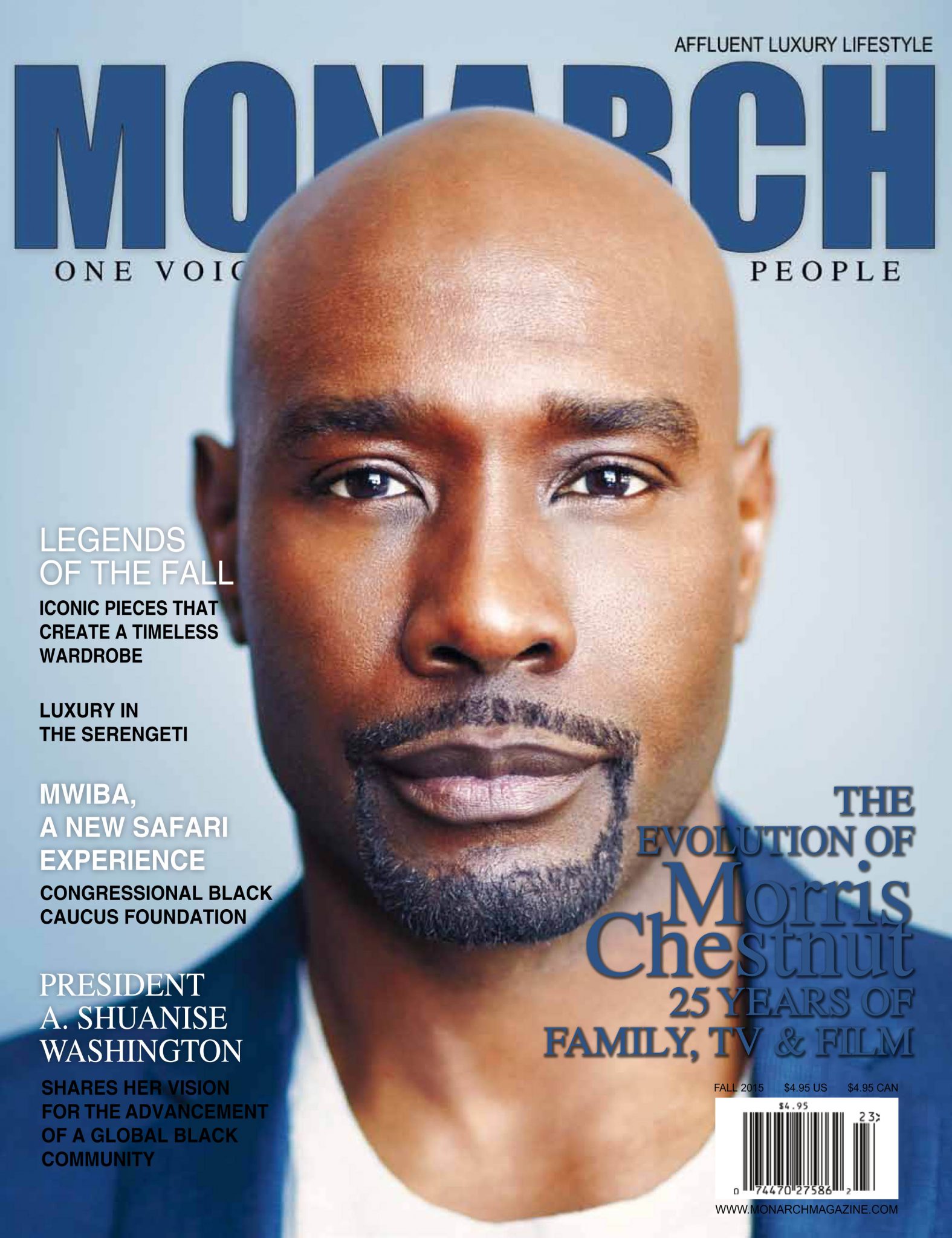 Morris Chestnut For Monarch Magazine