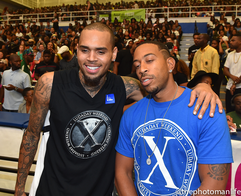 Ludacris, Chris Brown, Omarion & More Come Out For LudaDay Celebrity Basketball Game