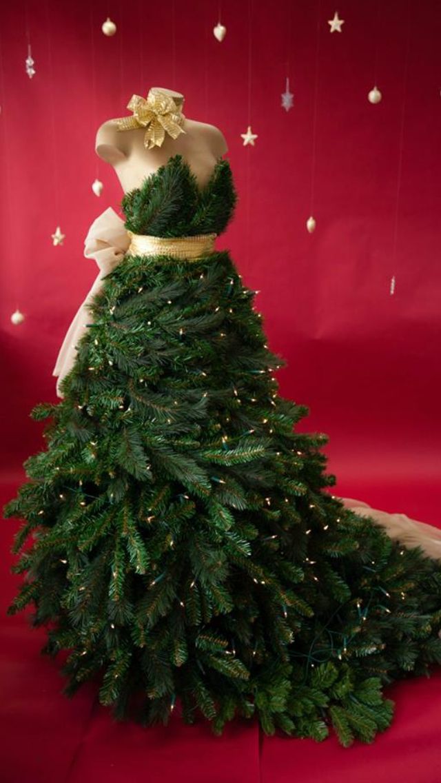 My Top Ten Christmas Tree Dresses