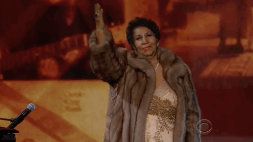 Aretha Franklin And Her Fur Slay At Kennedy Center Honors